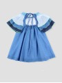 Girls' blue plumeti