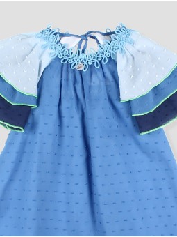 Vestido plumeti Santorini