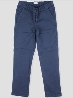 Long basic canvas trousers