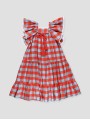 Tokio long checkered dress