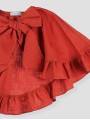 Cape with bow