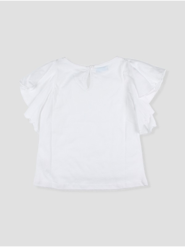 Camiseta con volantes