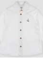 Camisa linho pespuntes