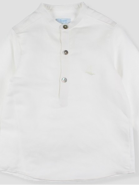 White linen shirt