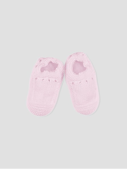 Knitted baby shoe