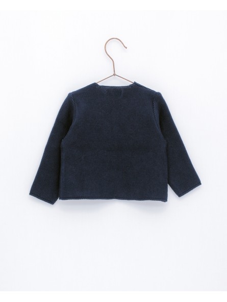Garter stitch jacket