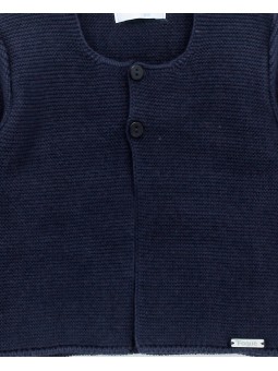 Garter stitch jacket