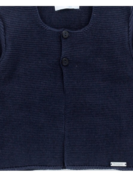Garter stitch jacket
