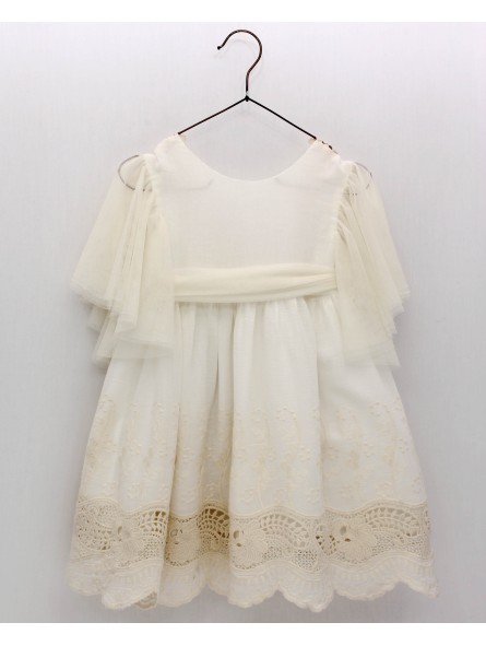 Vestido Greca Bordada Betania