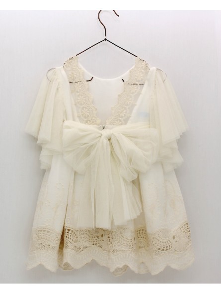 Vestido Greca Bordada Betania