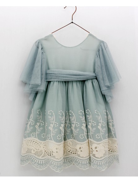 Vestido Greca Bordada Betania