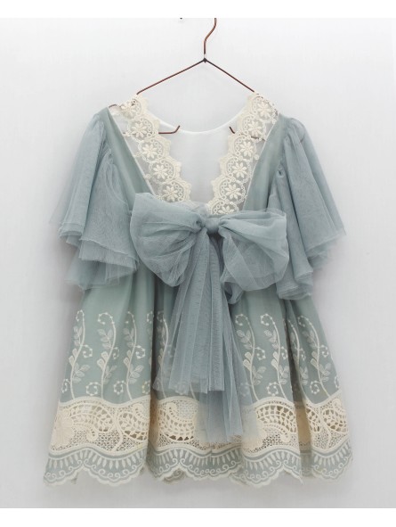Vestido Greca Bordada Betania