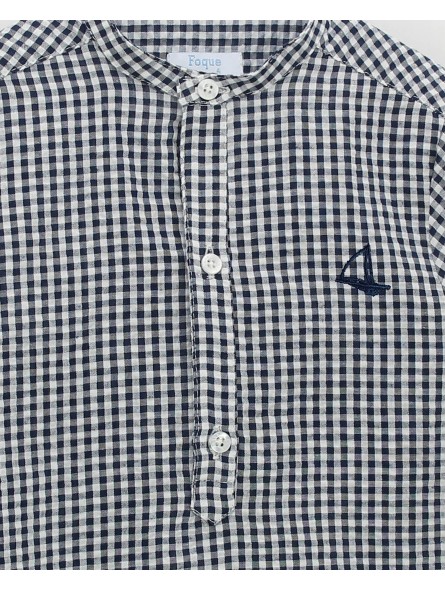 Gingham chequered shirt