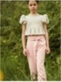 High-waisted trousers
