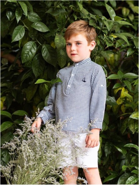 Gingham chequered shirt