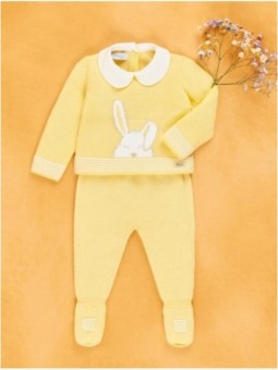 Conjunto niño primera puesta conejito