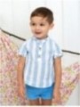 Camisa manga corta rayas