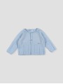 Light blue baby knit jacket