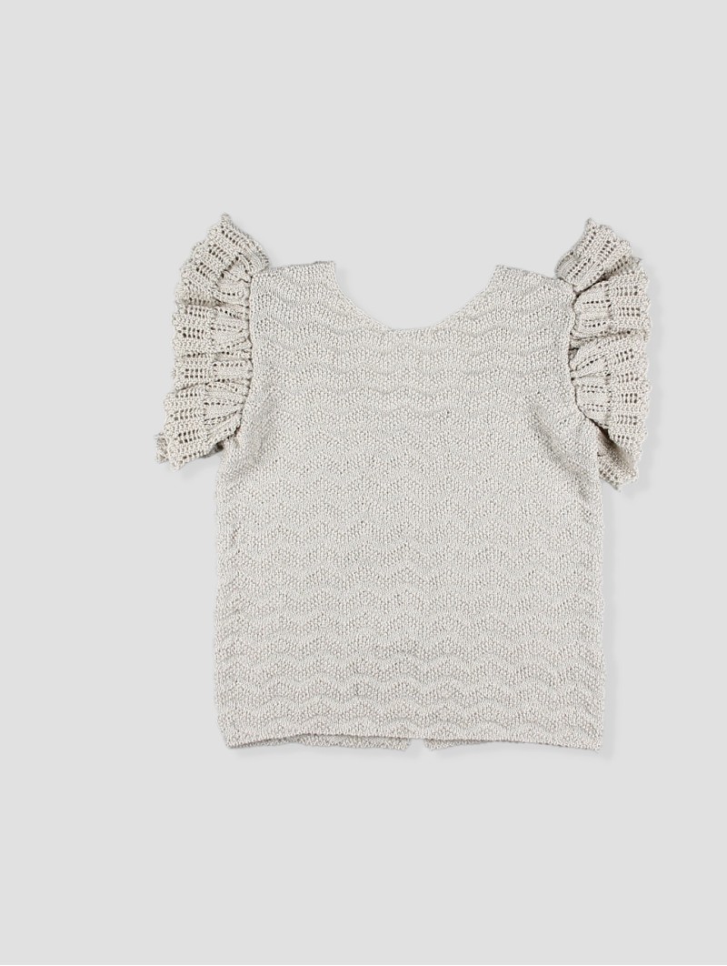 Girls’ Confeti knit top