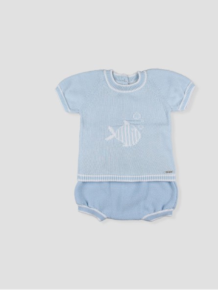 Conjunto ponto desenho peixe