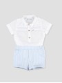 Baby boy shirt and short set