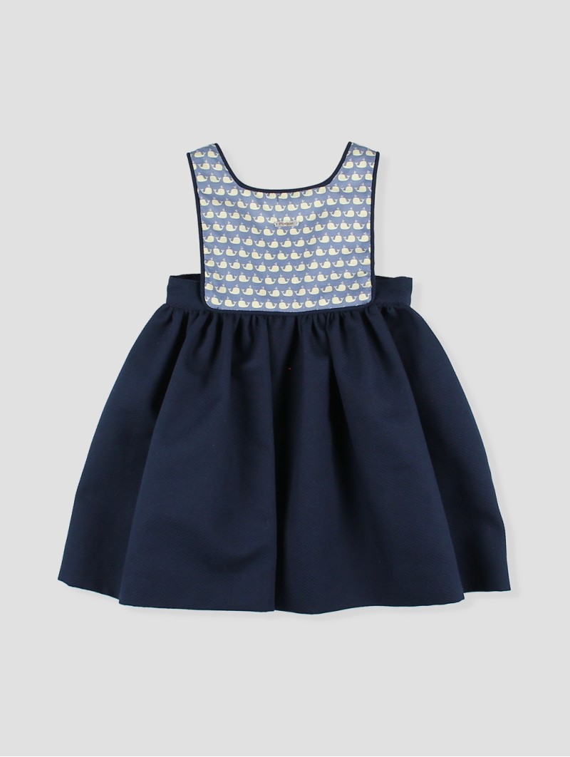 Vestido piquei Mar