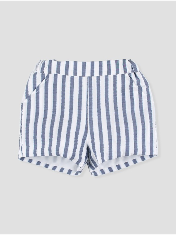 Pantalón corto rayas