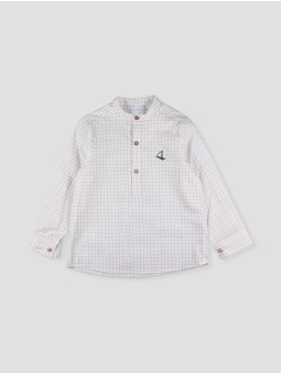 Camisa pescoço mao Jardim