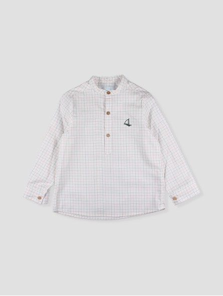 Camisa pescoço mao Jardim