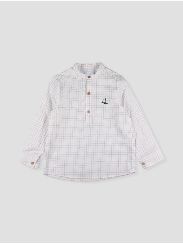 Jardín mao collar shirt