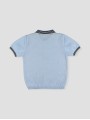 Knitted polo shirt