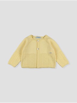 Light blue baby knit jacket