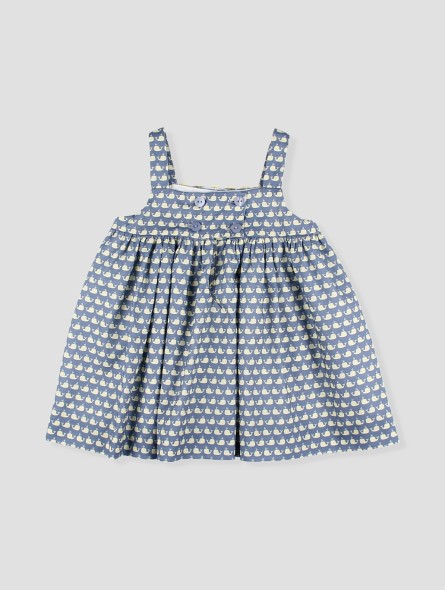 Vestido estampado Mar