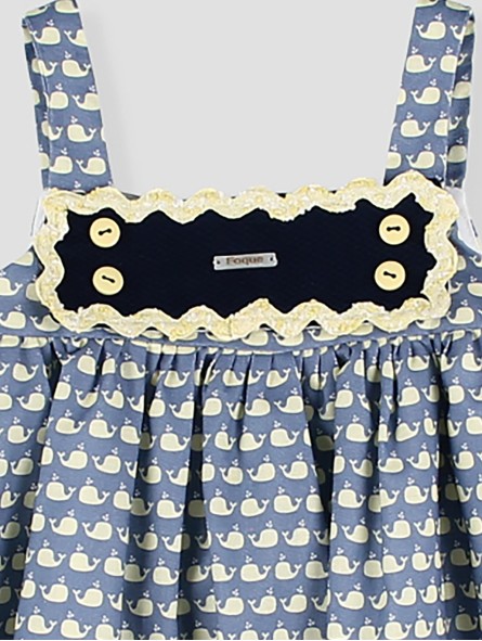 Vestido estampado Mar