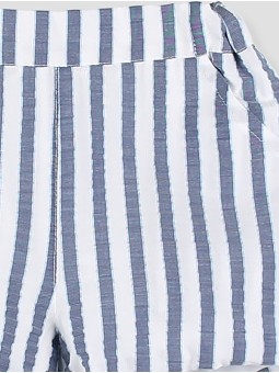 Calça curto listras
