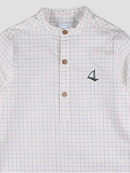 Camisa cuello mao Jardín
