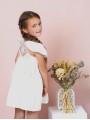 Vestido gasa bordada Bautizo