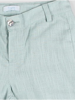 Calça curta linho