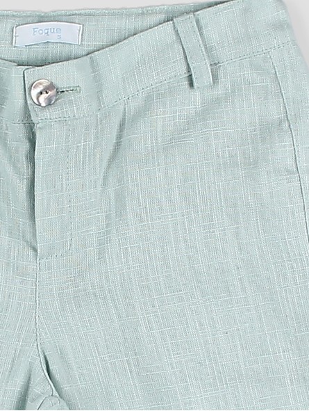 Calça curta linho