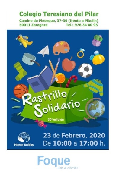 Colaboramos con el Rastrillo Solidario del Colegio Teresiano
